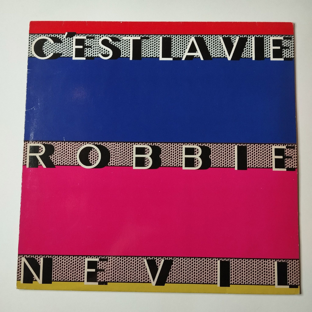 Винтажная виниловая пластинка LP Robbie Nevil Cest La Vie (Germany 1986) Maxi Single 45 RPM