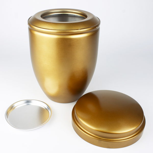 Урна для праха металл золото