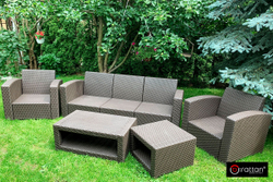Комплект мебели Rattan Premium 5, СЕРЫЙ