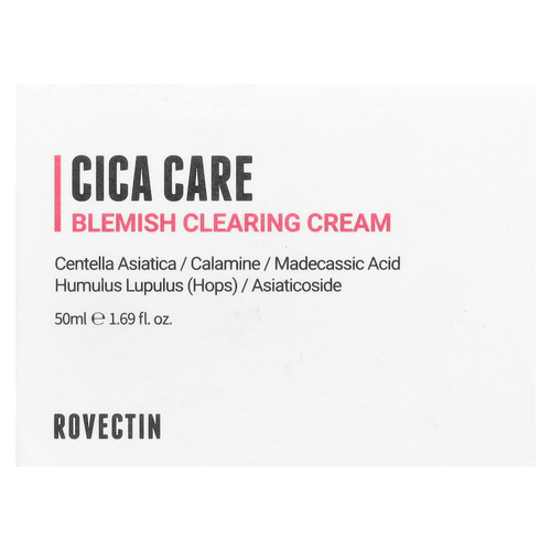 Rovectin, Cica Care, очищающий крем, 50 мл (1,69 жидк. унц.)