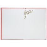 Папка адресная 50 лет, бумвинил, с вкладышем, Канцбург