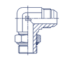 Штуцер FRA90 JIC 9/16" UNF1/2"