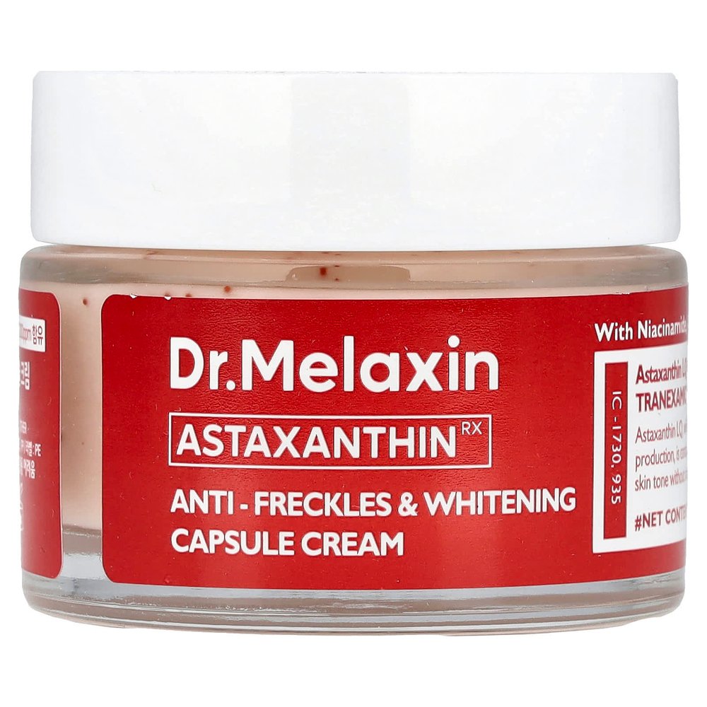 Dr.Melaxin, AstaxanthinRX, крем-капсула против веснушек, 50 г (1,76 унции)