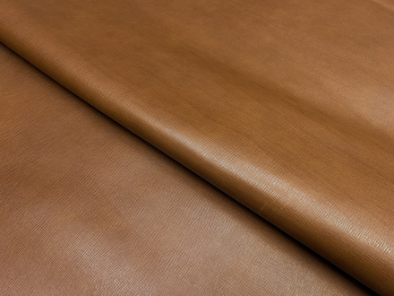Сафьяно цв. Коричневый / Saffiano Vegetal Cognac, толщ. 1,5-1,7 мм, натуральная кожа
