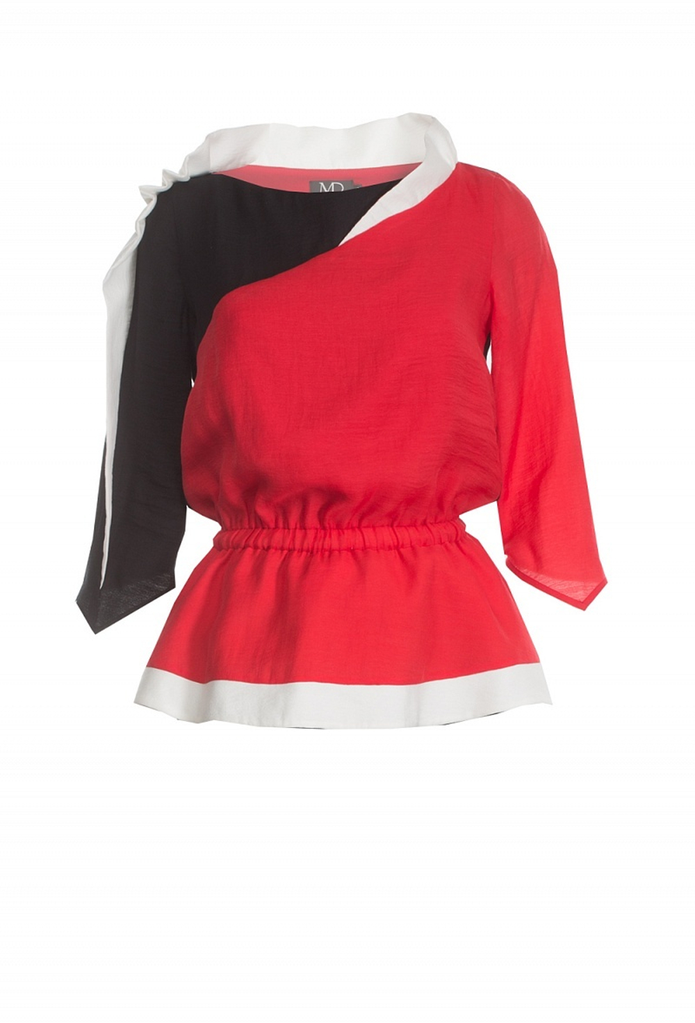 Блуза с баской 42-17SS