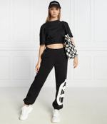 Футболка nylon mix Karl Lagerfeld - черный(235W1719)