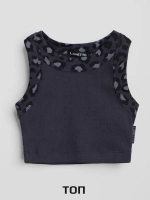 Леопардовый костюм для девочки с шортами