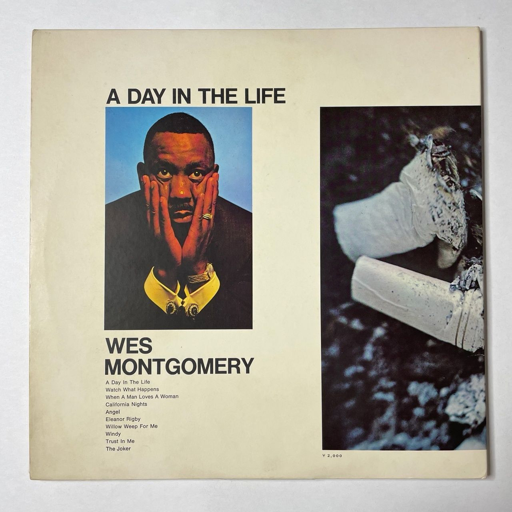 Винтажная виниловая пластинка LP Wes Montgomery A Day In The Life (Japan 1968) (Obi) 1 Press