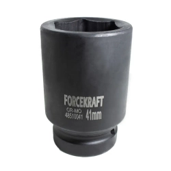 Головка ударная глубокая 1'', 41мм (6гр.) FORCEKRAFT FK-48510041