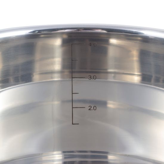 Кастрюля 4,4 л. из нержавеющей стали Kamille KM 5856 с крышкой