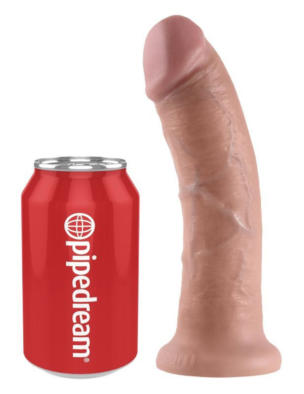 Фаллоимитатор на присоске телесный King Cock 8