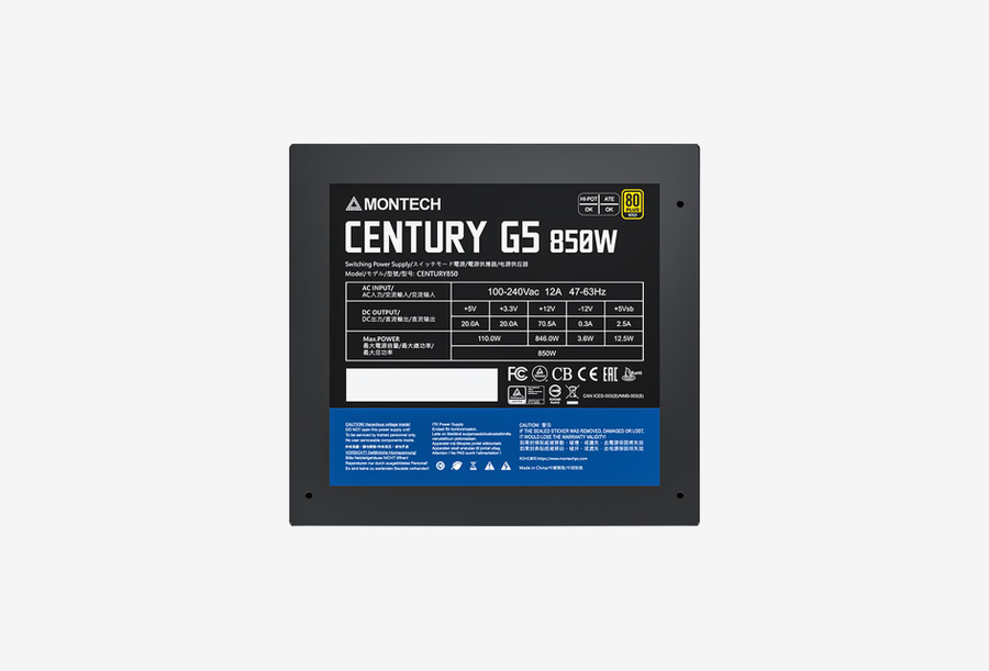 CENTURY G5 850W_0526601102200