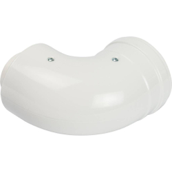 STOUT Элемент дымохода конденсац. адаптер 90° Ø60/100 м/п PP-FE c хомутом (совместим. с Vaillant, Ar