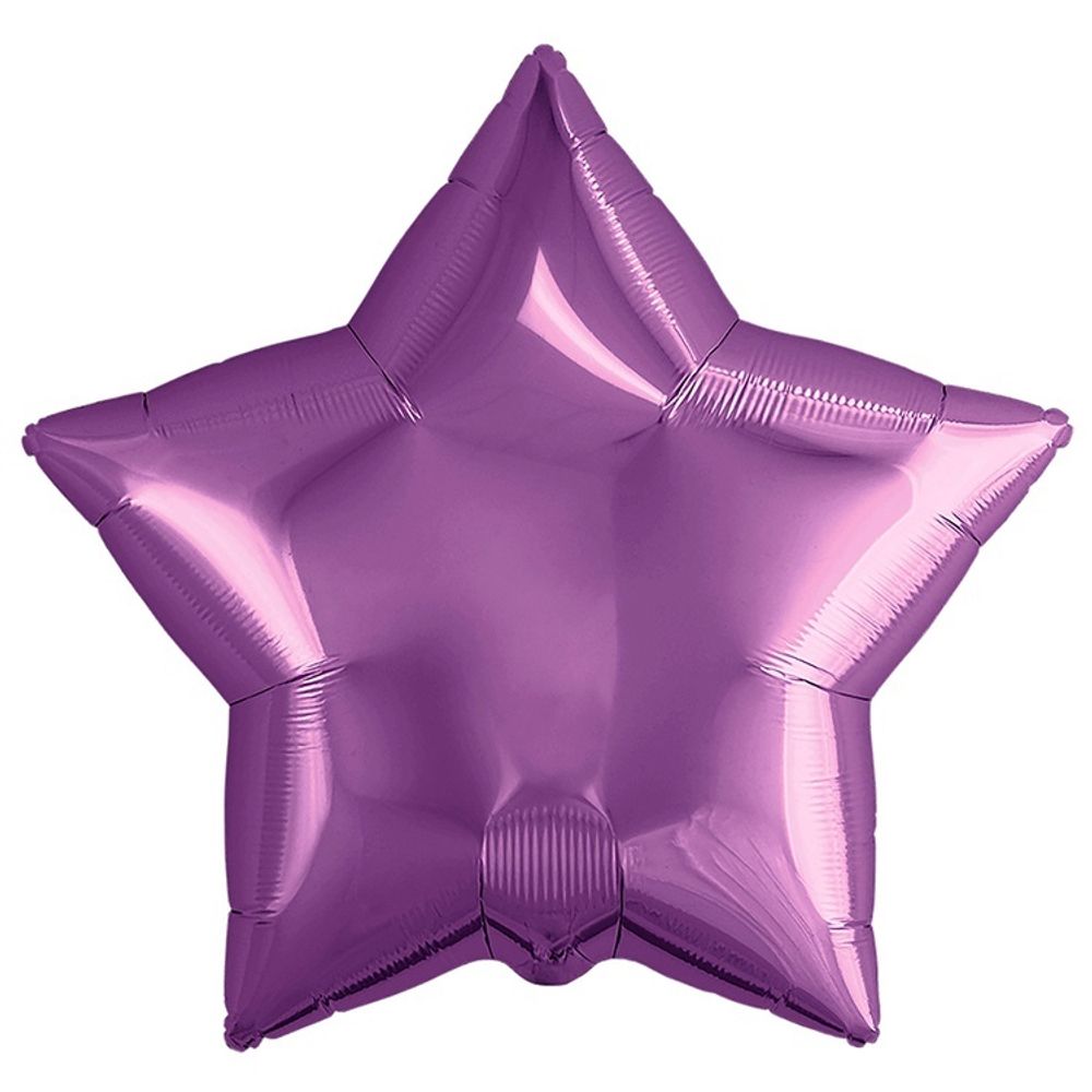 Шар Звезда 45 см Металлик Фиолетовый
