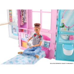 Barbie Dollhouse складной кукольный домик FXG54