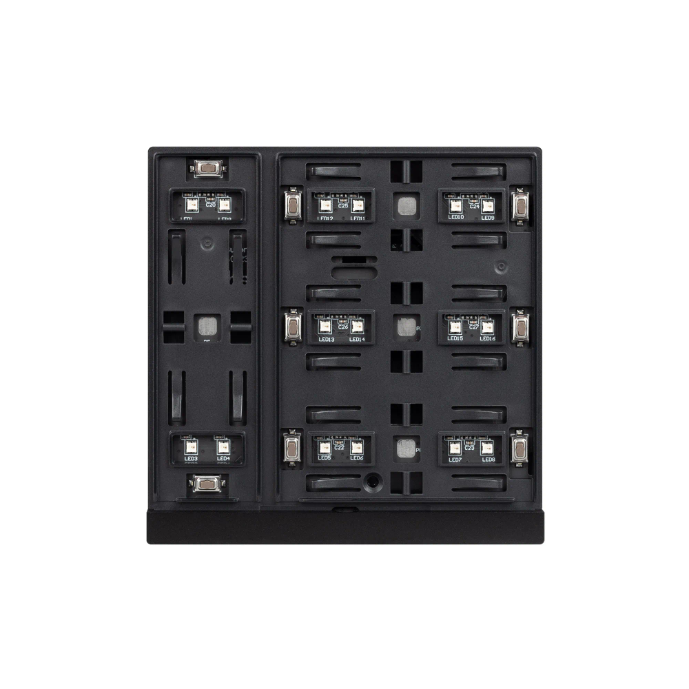 INTELLIGENT ARLIGHT Механизм панели KNX-304-22-IN Black (Bus) (IARL, IP20 Пластик, 2 года) 051688