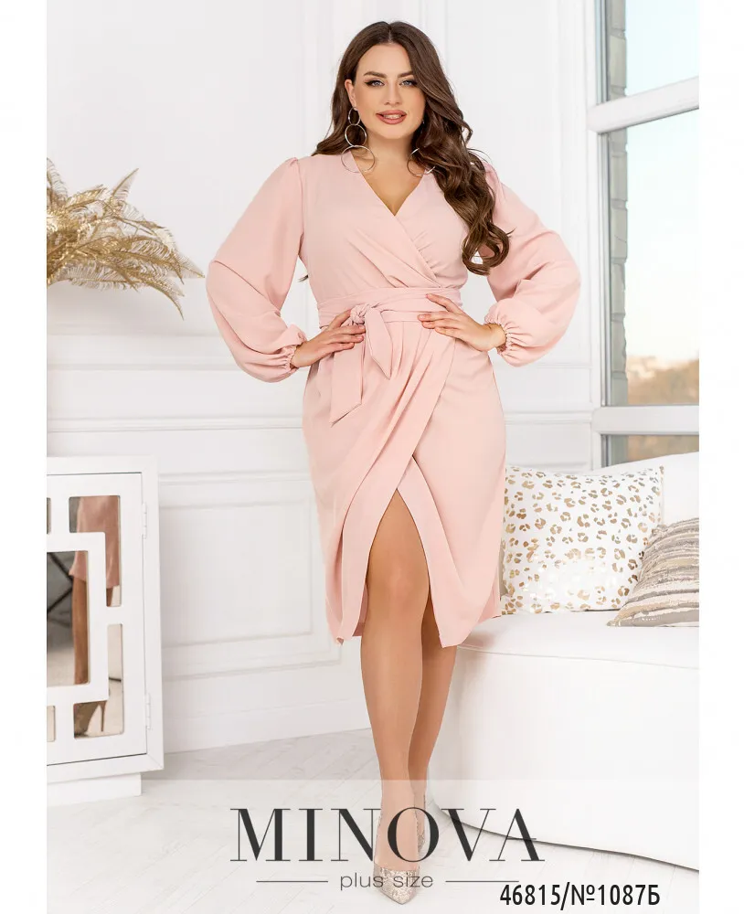 Платье 1087Б-пудра Minova