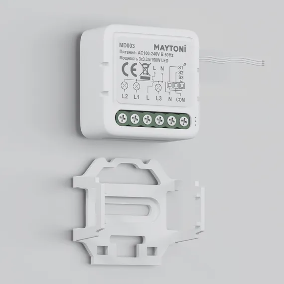 Wi-Fi выключатель трехканальный 150Вт Lighting control md003
