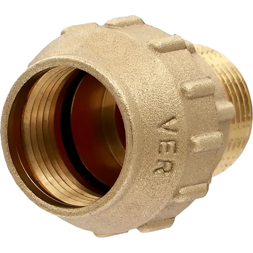 Муфта VIEIR для трубы ПНД S25x3/4"M (10) VER370