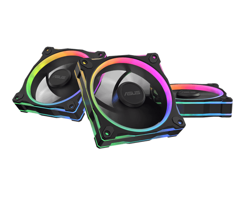 Вентилятор для корпуса ASUS PRIME MR120 FAN ARGB BLACK 3IN1 120x120x28 MR120-1/BK/3 IN 1//