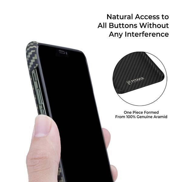 Чехол Pitaka MagEZ Case для Apple iPhone 11 Pro (Black/Yellow Twill)