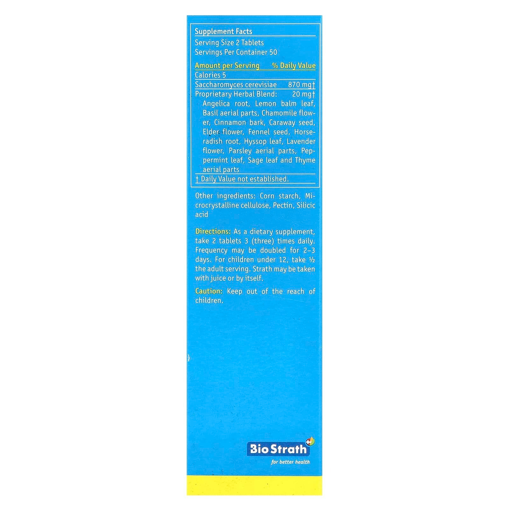Bio-Strath, Strath от Bio-Strath, оригинальный суперпродукт, 100 таблеток