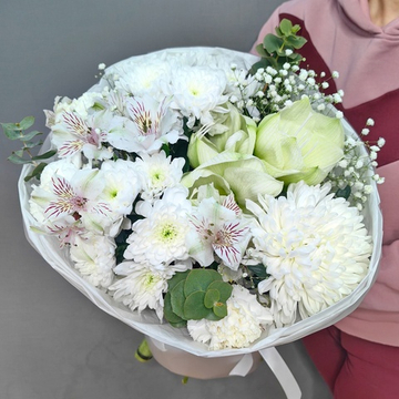 Авторский букет с амариллисом