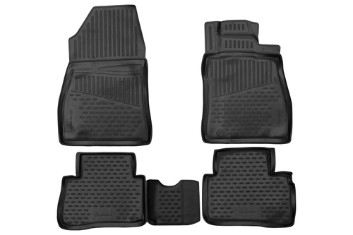 Коврики 3D в салон для NISSAN Juke Mk.1 2010-2019, правый руль кроссовер, 4шт. (полиуретан)  AFM3DA0N023210K