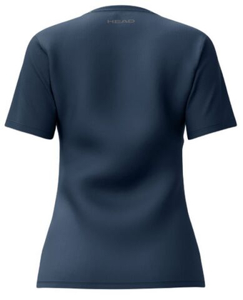 Футболка для девочки теннисная Head Girls Club 25 Tech - небесный