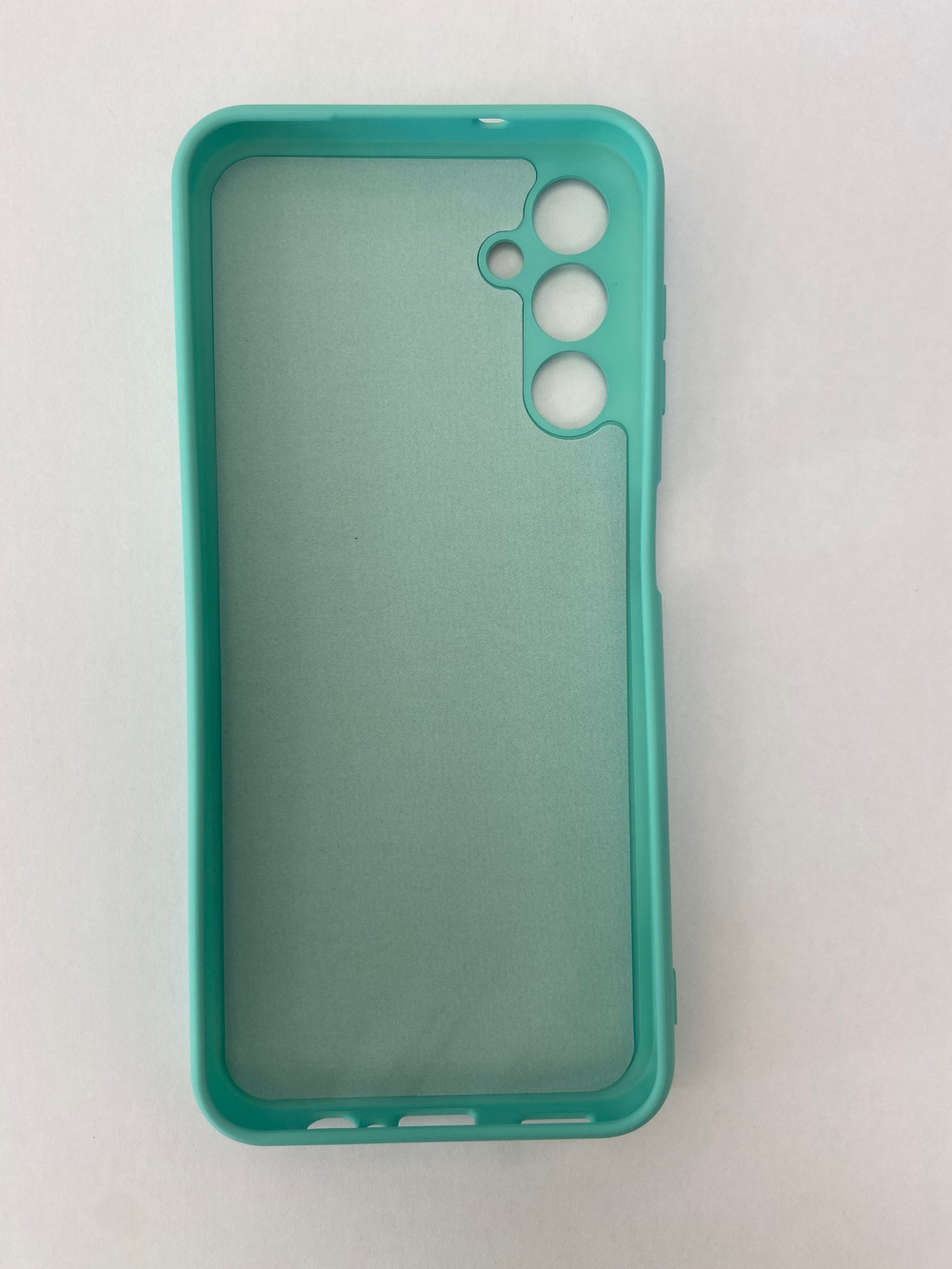 Накладка Samsung A14 4G бирюзовый Soft Case Zibelino