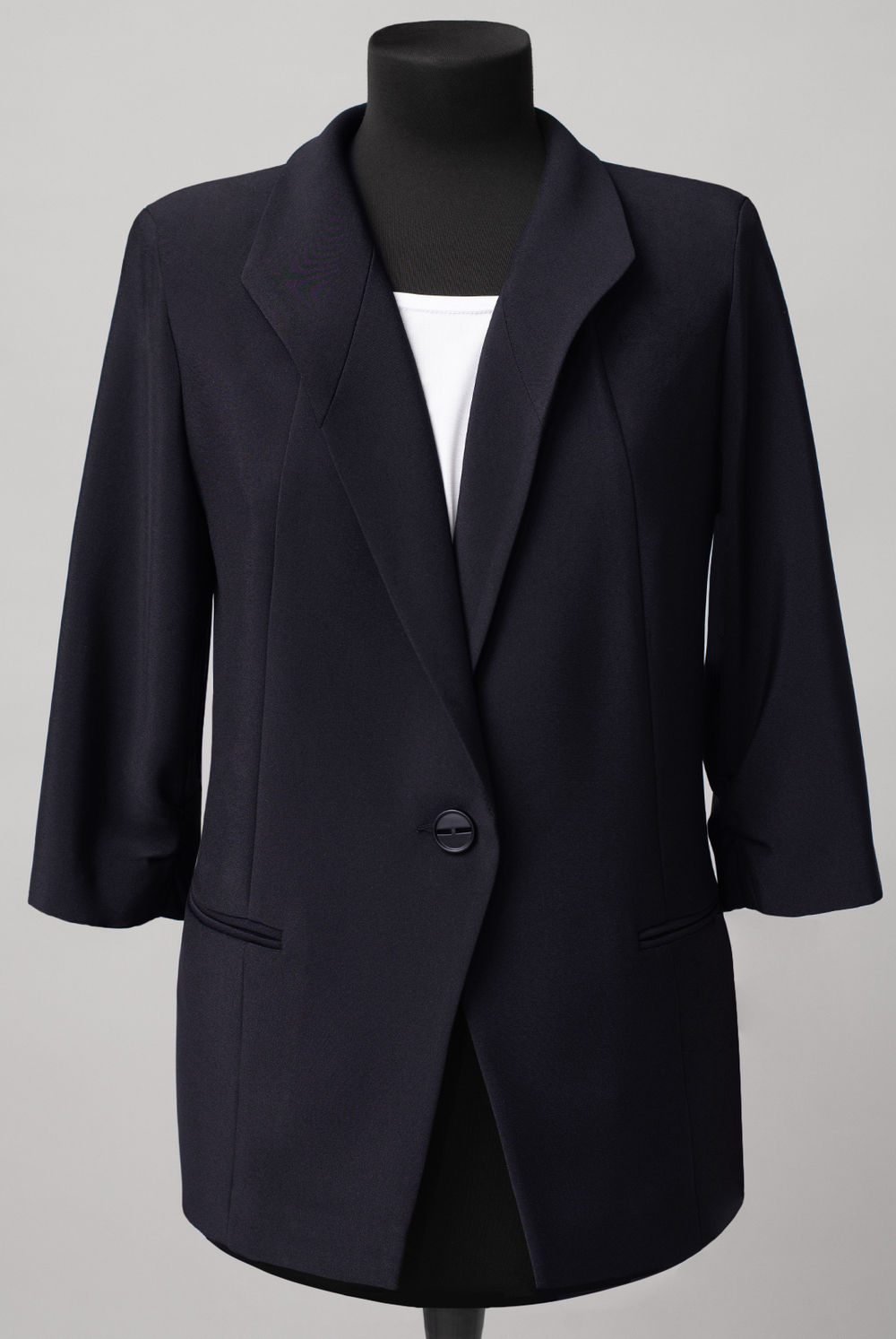 Жакет женский 3288АПА, Тёмно тёмно син #70ТТСи043288АП