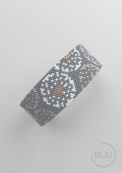 Схема PEYOTE, Схема браслета мозаичное плетение, узор из Miyuki Delica 11/0, файл PDF, №400