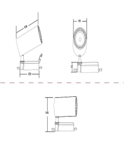 Трековый светильник Maytoni Technical TR003-1-40W4K-B