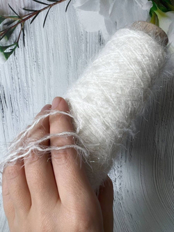 Трикотажная пряжа для вязания YETI реснички мех