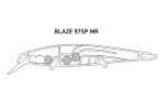 Воблер LureMax BLAZE 97SP MR-045 10г.