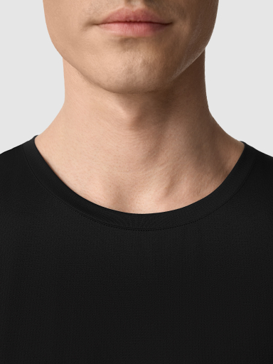 Майка мужская Трек чёрная