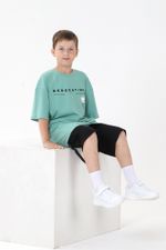 Фуфайка (футболка) для мальчика Леон-1 Виотекс ЗЕЛЁНЫЙ