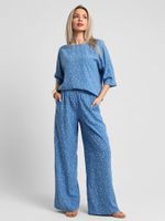 Блузка Долина-3 Виотекс ИНДИГО