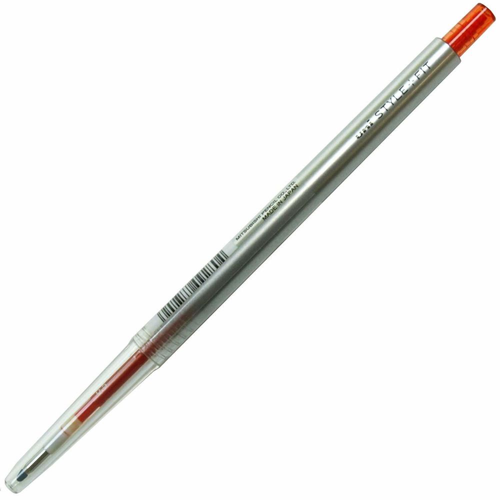 Гелевая ручка 0,5 мм Uni Style Fit - Red Orange - красно-оранжевые чернила