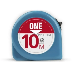 Рулетка измерительная Smartbuy OneTools, 10мх25мм, пластиковый корпус, фиксатор, усиленный зацеп