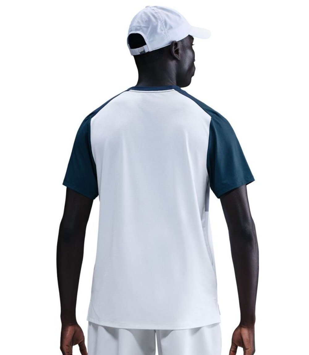 Мужская теннисная футболка Nike Court Advantage - armory navy/white