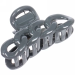 Заколка-краб для волос на блистере «Magic Gloss», кольца, микс 6 цветов, 6,5см