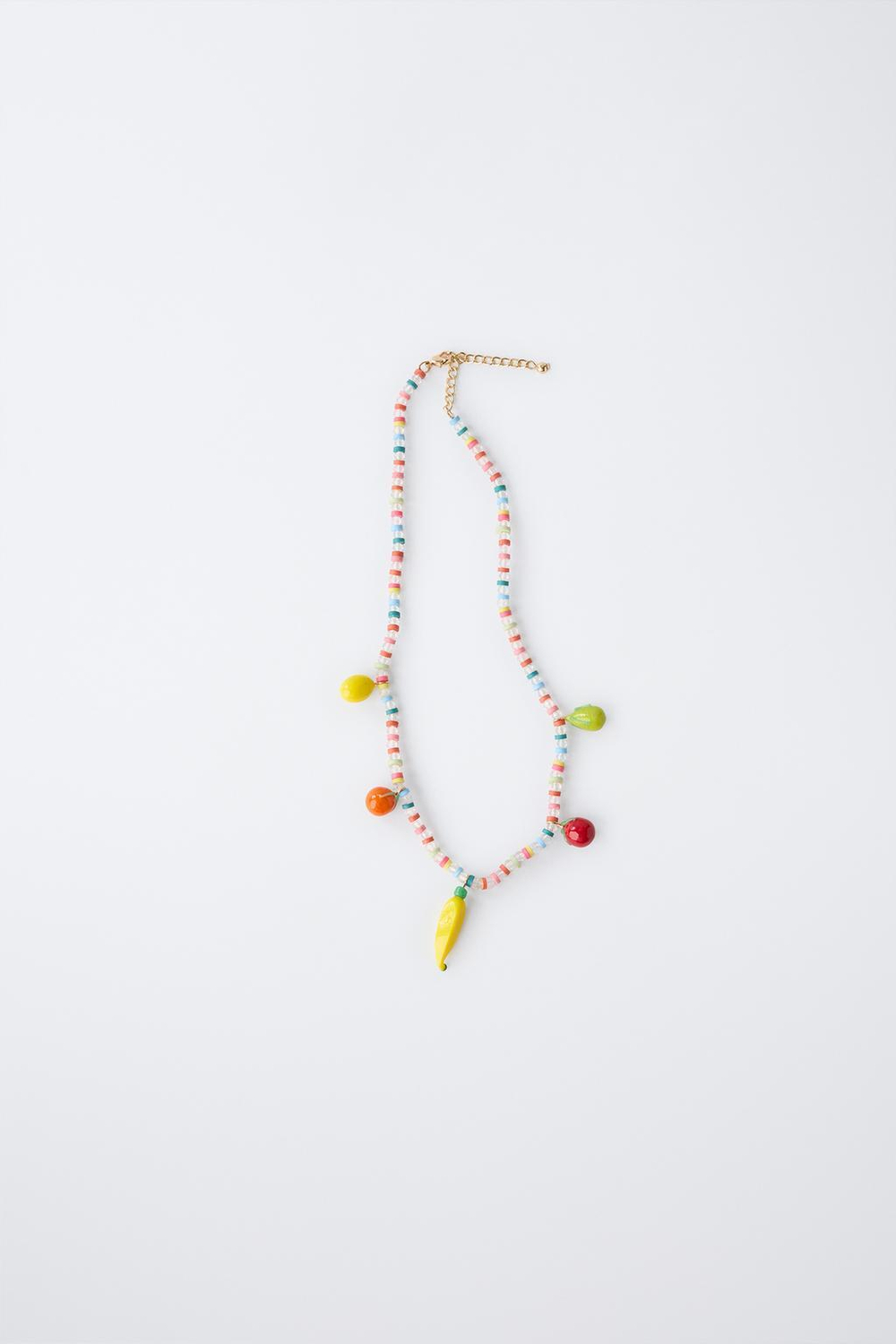 ZARA ОЖЕРЕЛЬЕ С БУСИНАМИ, РАЗНОЦВЕТНЫЙ