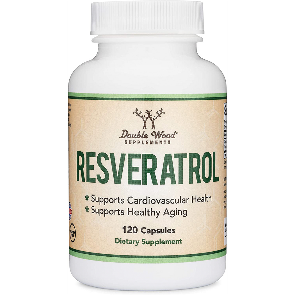 Double Wood Supplements - Resveratrol 120 capsules