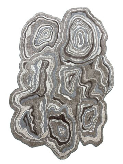 Ковер Safir 00841С Grey/Brown Нестандартная (0.78 x 1.5)