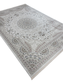 Ковер KIRMANSHAH 38860A WHITE / WHITE Прямоугольник