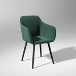 Стул Ирис темно-зеленый Ultra Forest / черный/ПВХ Дуб Шоколад