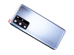 Huawei P40 Pro Задняя крышка Original Servise  серебро 02353MNA