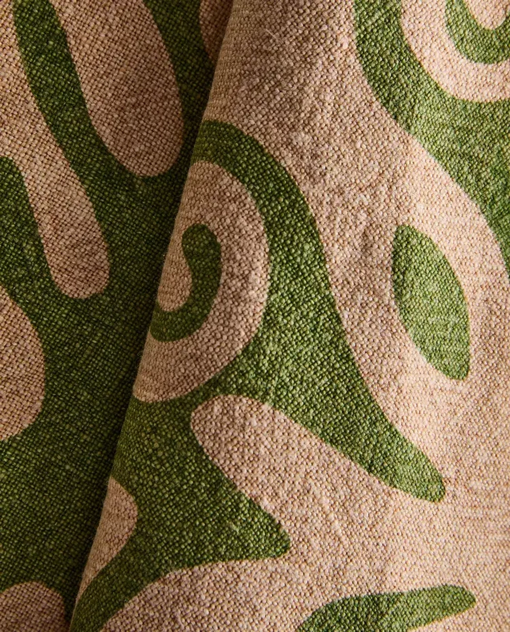 ZARA HOME X NANUSHKA ЛЬНЯНОЕ ПОЛОТЕНЦЕ С ЦВЕТОЧНЫМ РИСУНКОМ, РОЗОВЫЙ