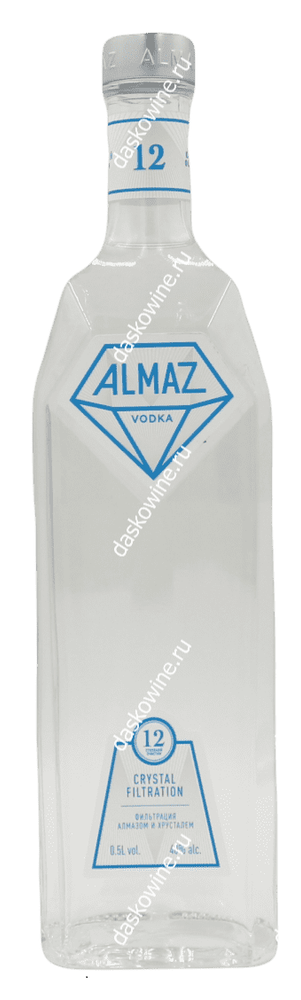 Водка Алмаз 12 0,5 40% АО "Башспирт" Россия